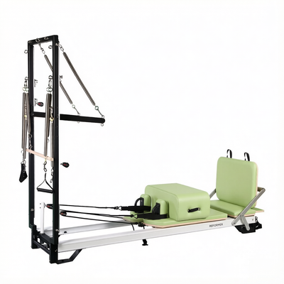Factory Red Aluminium Trapeze Pilates Reformer Equipment For Commercial GYM Training